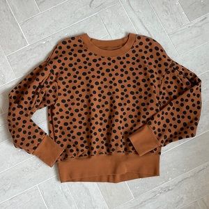 MADEWELL POLKA DOT SWEATER